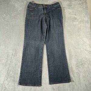 Venezia Womens Jeans 1 Blue Average‎ Stretch Bootcut Basic